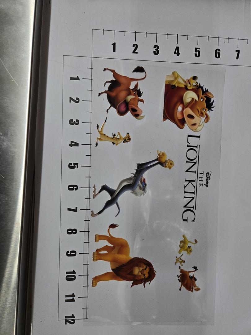 Lion King UV Sticker