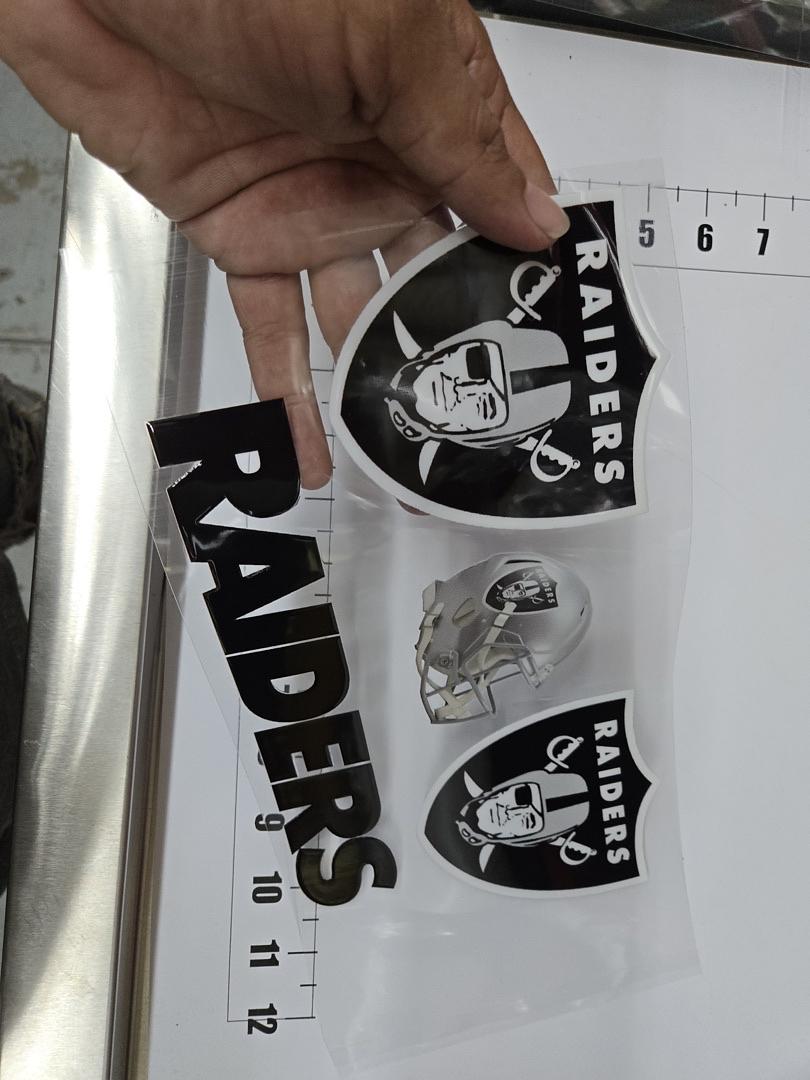 Raiders UV Sticker