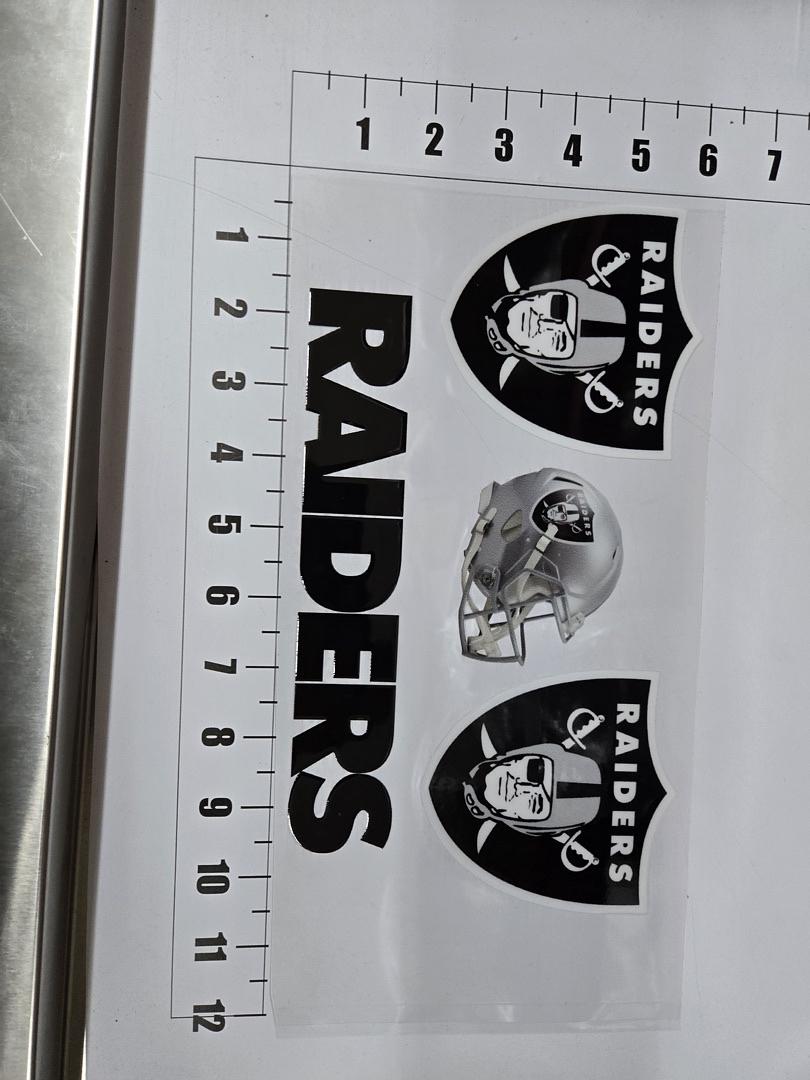 Raiders UV Sticker