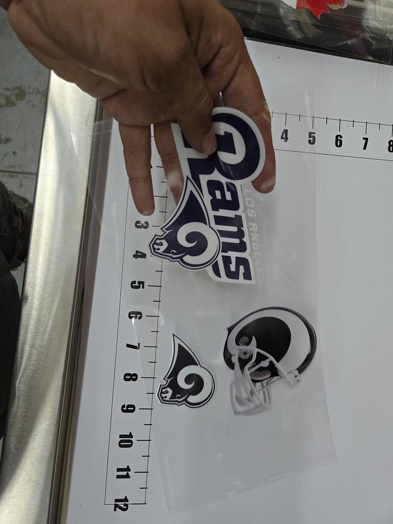 Rams UV Sticker