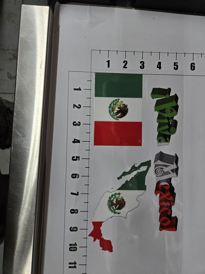 Mexico UV Sticker