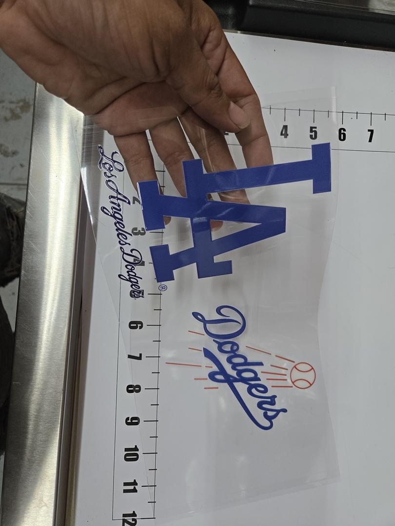 Dodgers #1 UV Sticker
