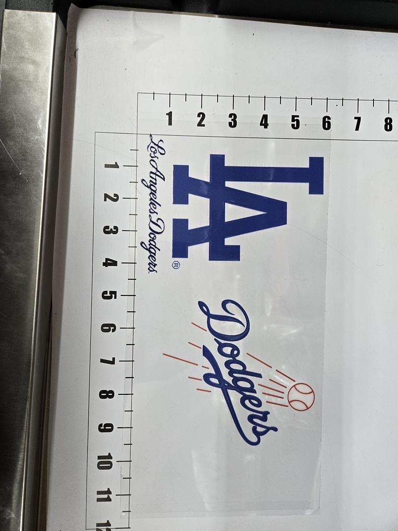 Dodgers #1 UV Sticker