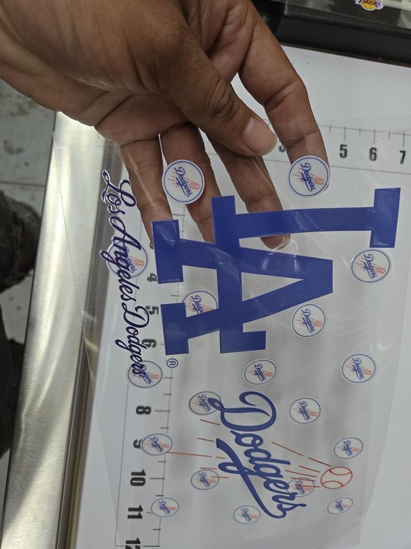 Dodgers #2 UV Sticker