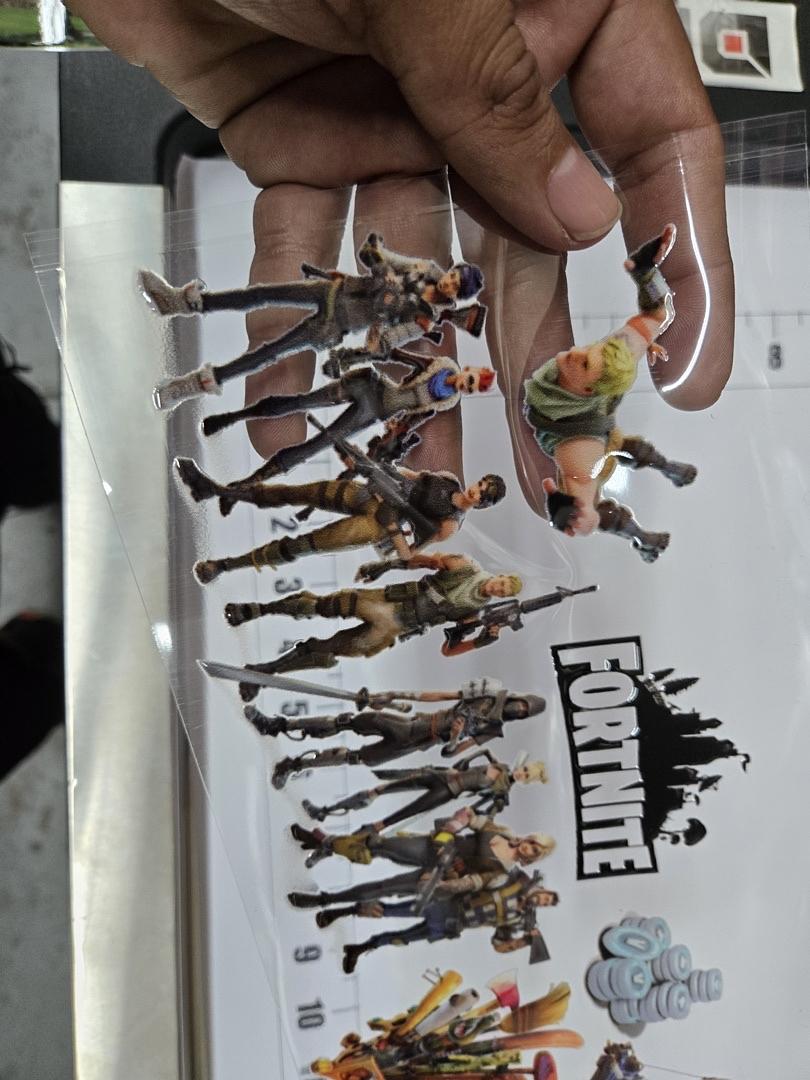 Fortnite Characters UV Sticker