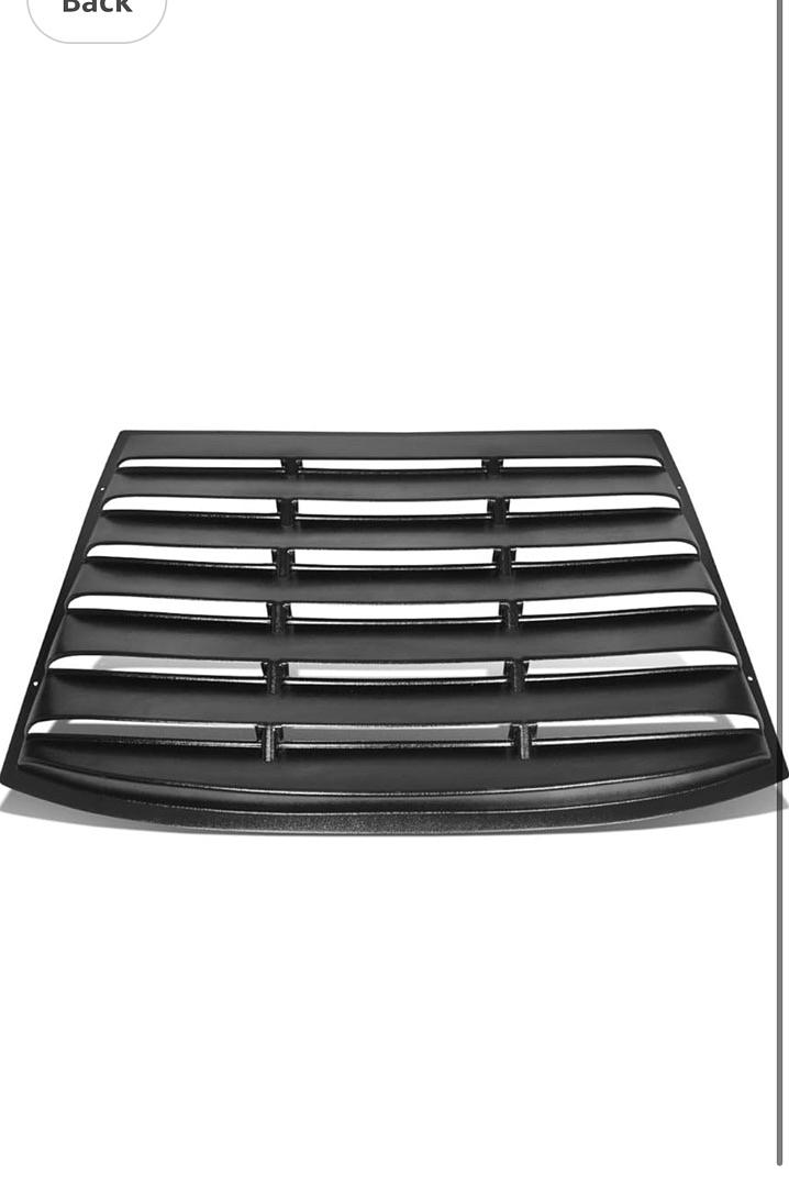 06-10 DODGE CHARGER REAR WINDOW BLACK LOUVER