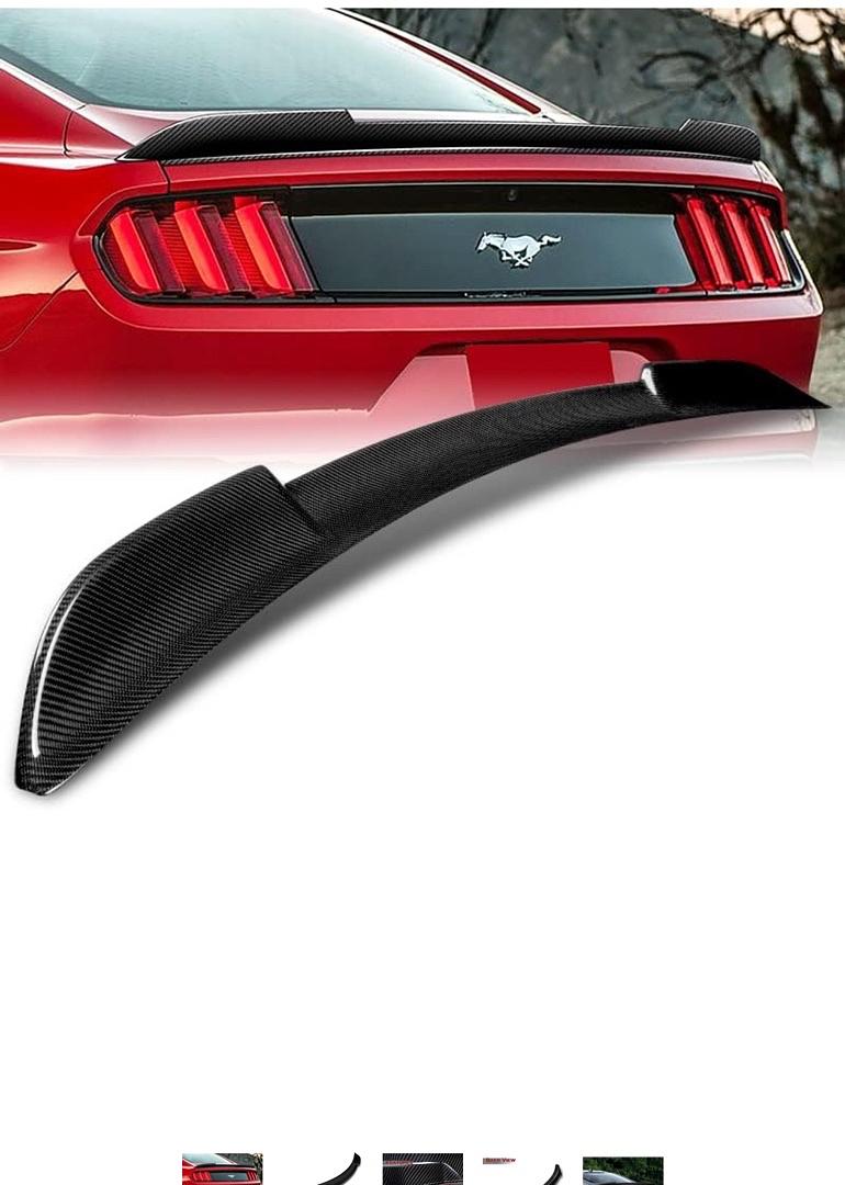 15-22 FORD MUSTANG FIBER TRUNK SPOILER WING