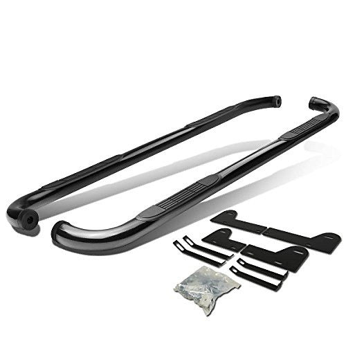 02-08 Dodge Ram 1500 Stainless Steel 3" Side Step Nerf Bar Running Board,Black quad cab
