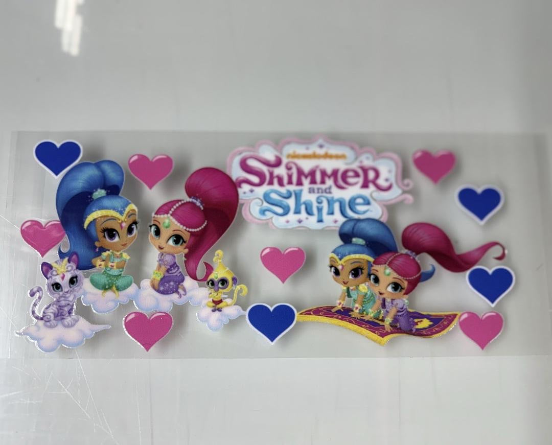 Shimmer And Shine UV Sticker