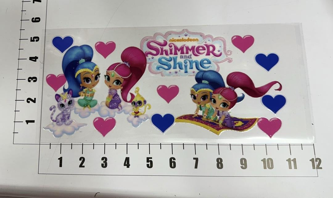 Shimmer And Shine UV Sticker