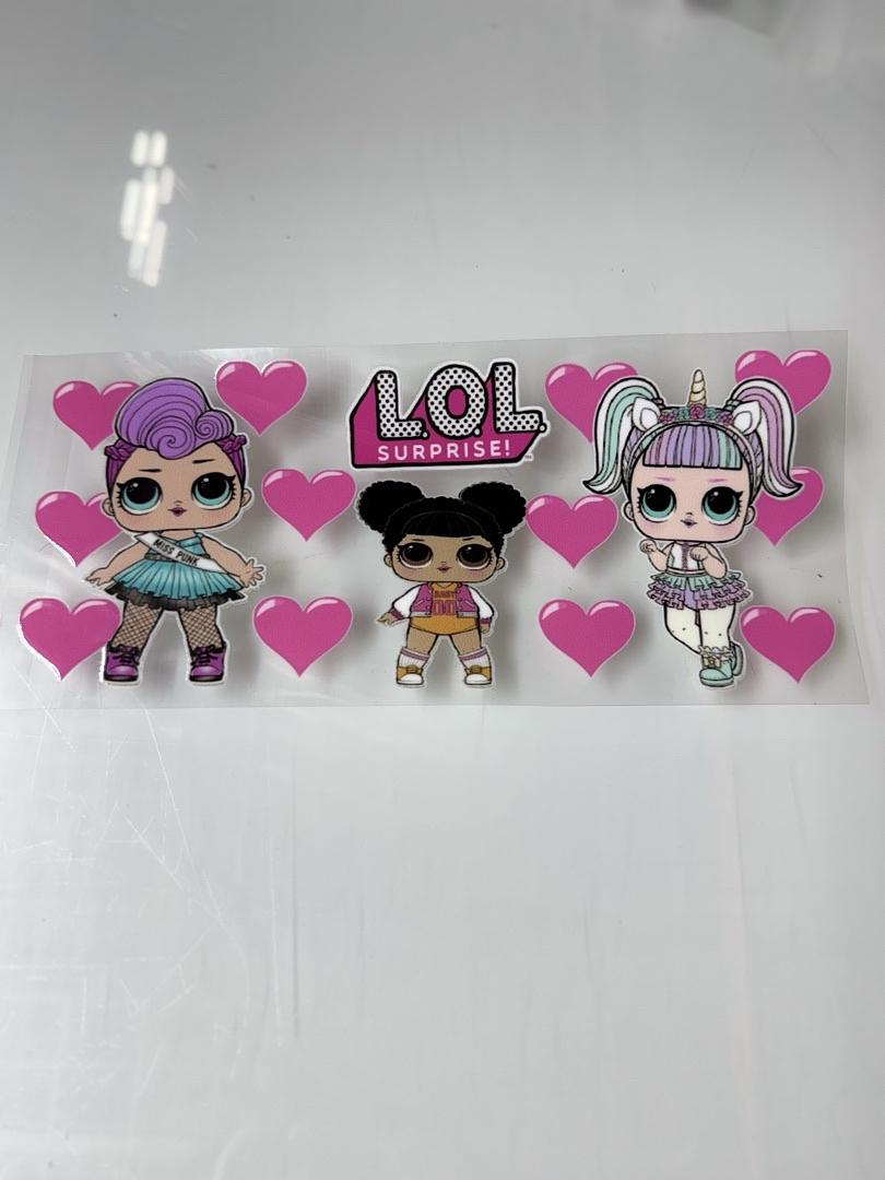 LOL Surprise UV Sticker