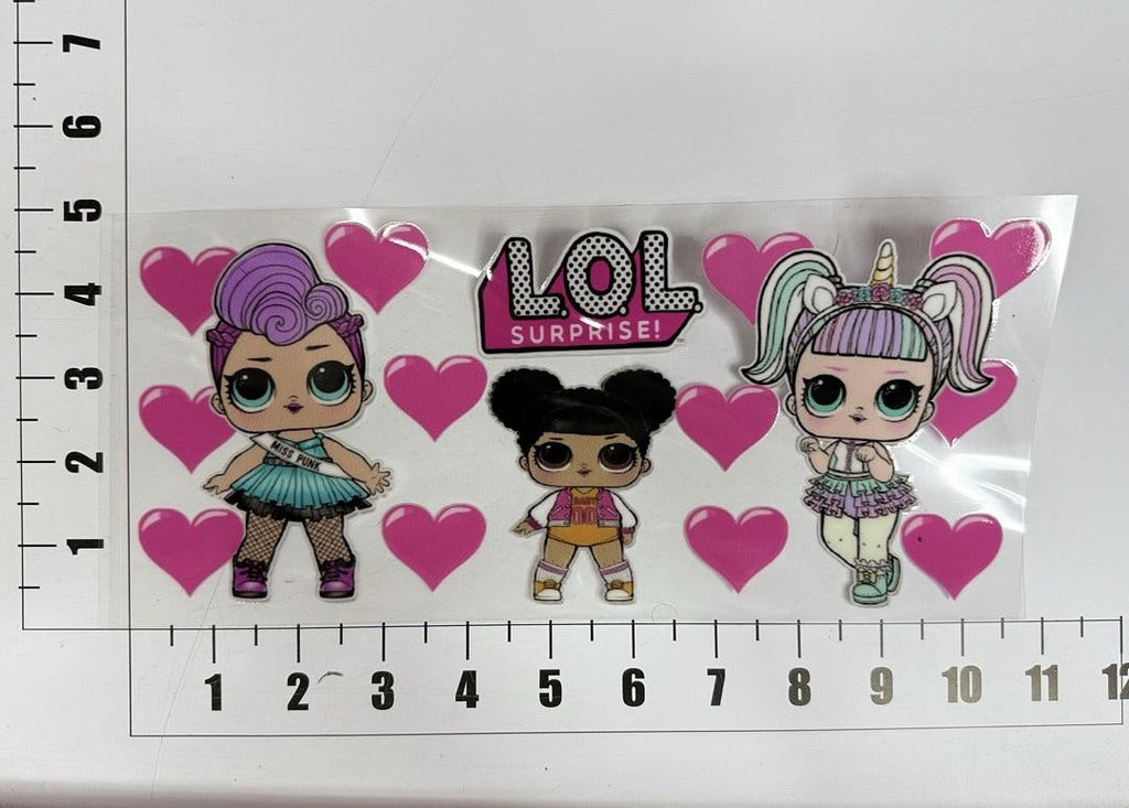 LOL Surprise UV Sticker