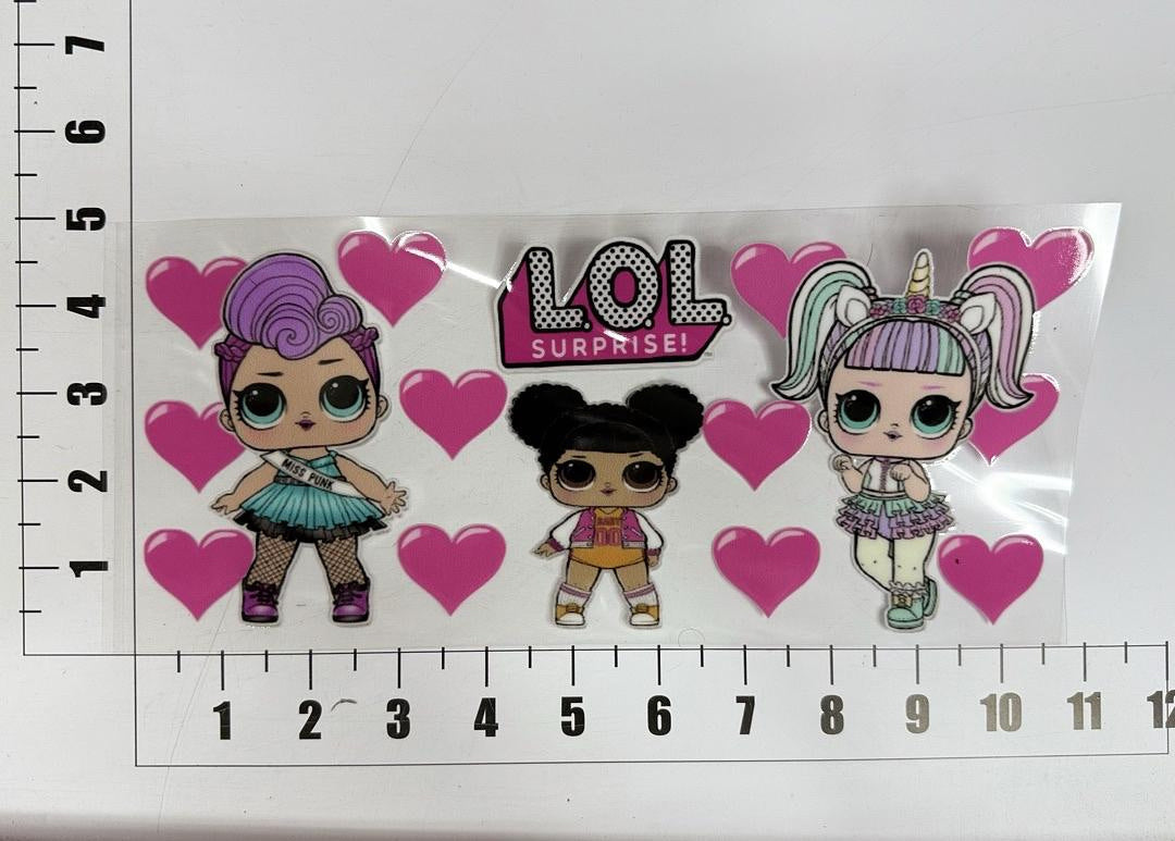 LOL Surprise UV Sticker
