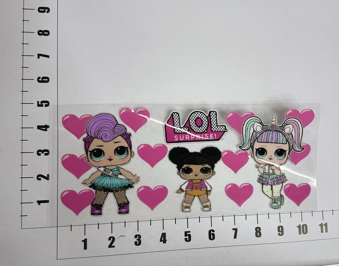 LOL Surprise UV Sticker