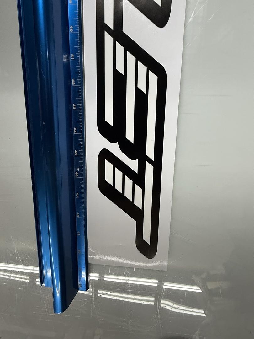 Blue Chevrolet C/k Tailgate Vinyl Sticker