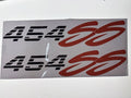 Pair 2pcs Chevrolet 454 SS Truck Bed UV Sticker