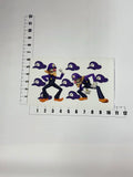 Mario Bros Mario Bros Purple DTF Adhesive UV Sticker