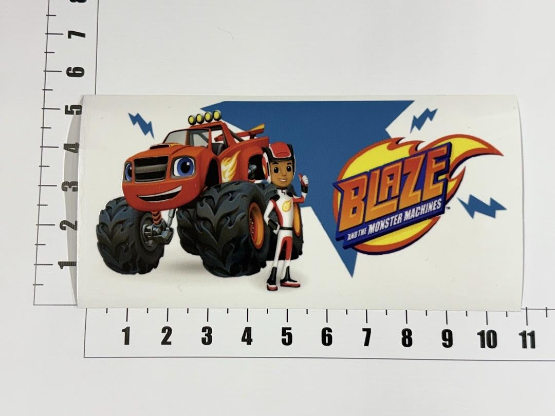 Blaze Cartoon For Any Surface UV Sticker