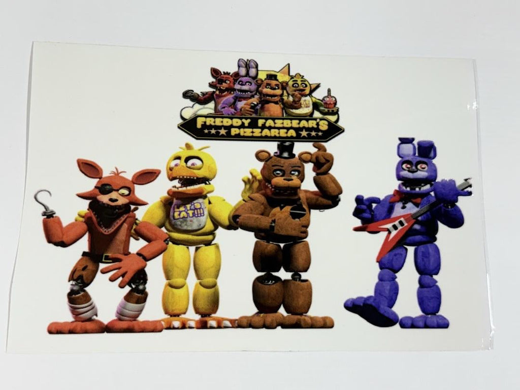Five Nights Of Freddy Movie UV Sticker