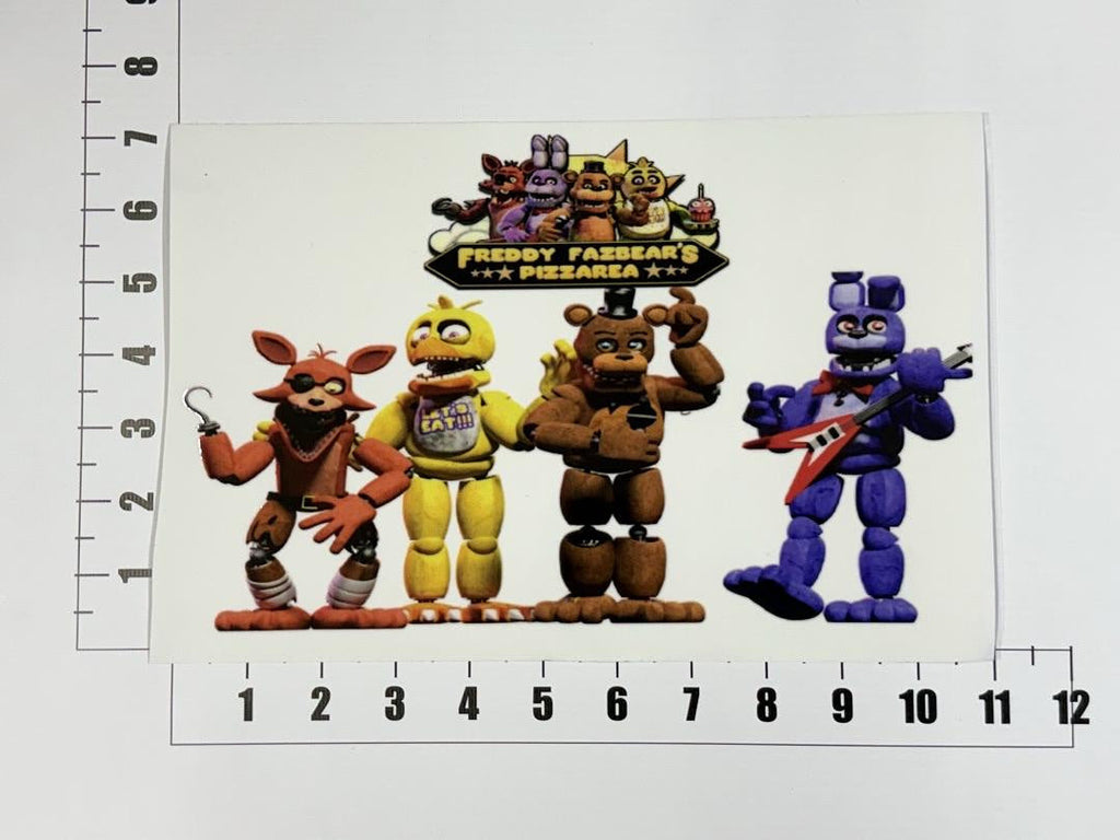 Five Nights Of Freddy Movie UV Sticker