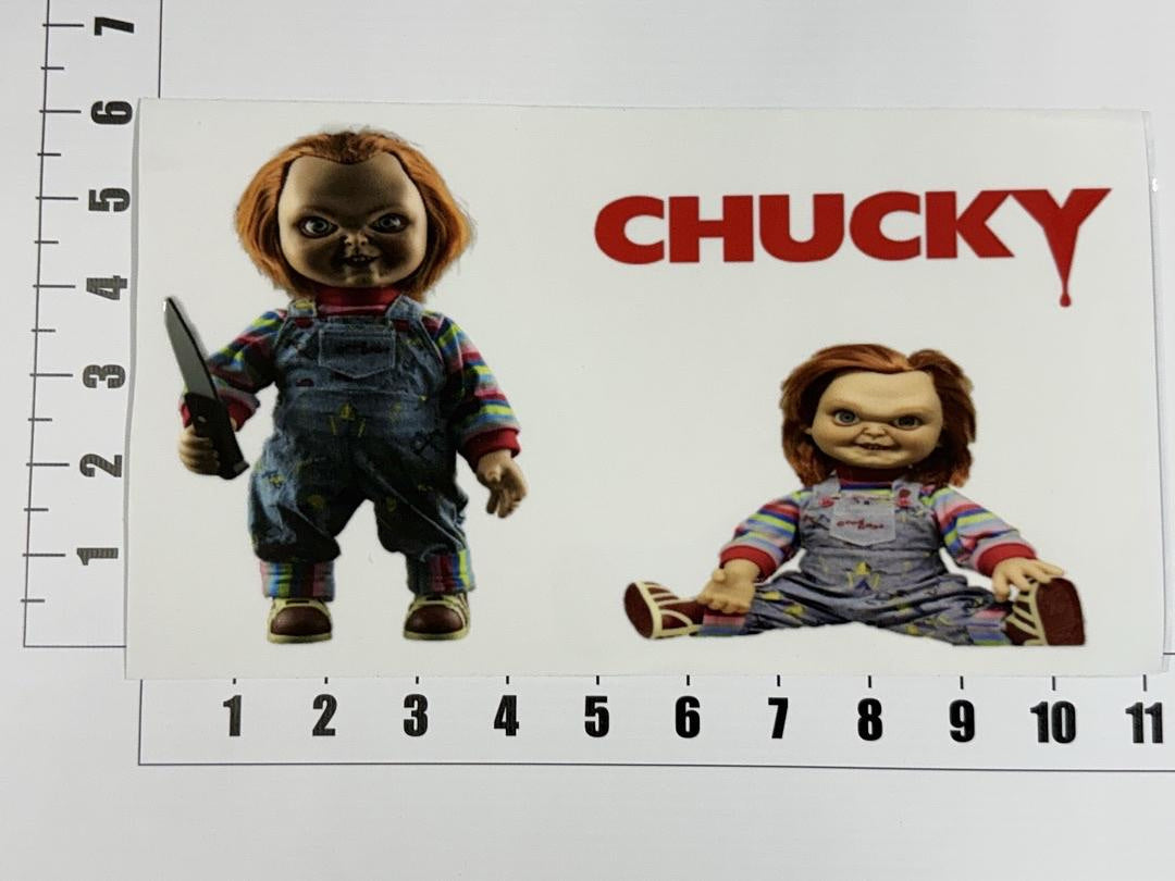 Chucky UV Sticker