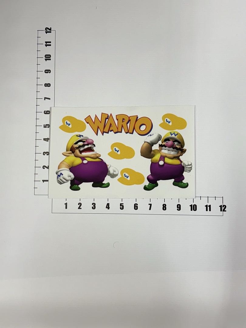 Wario Super Mario Bros UV Sticker