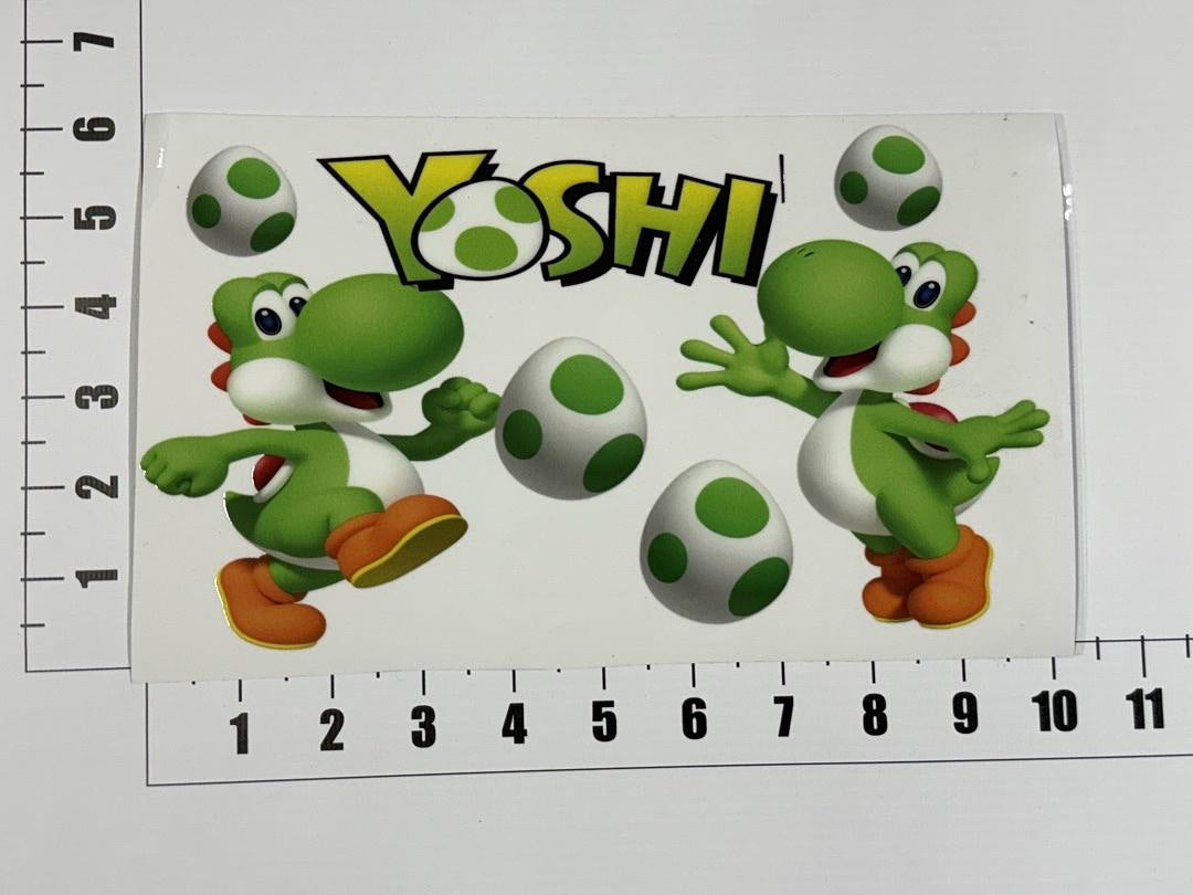 Yoshi Super Mario UV Sticker