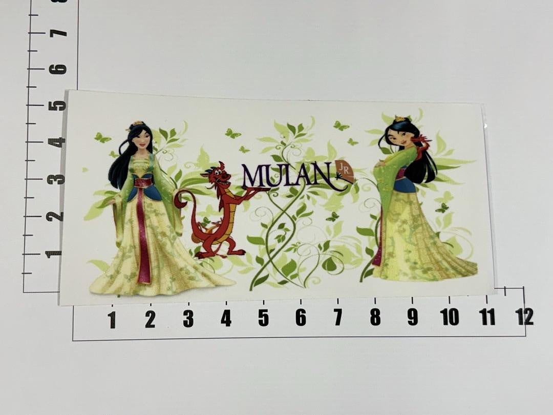 Mulan Mushu UV Sticker