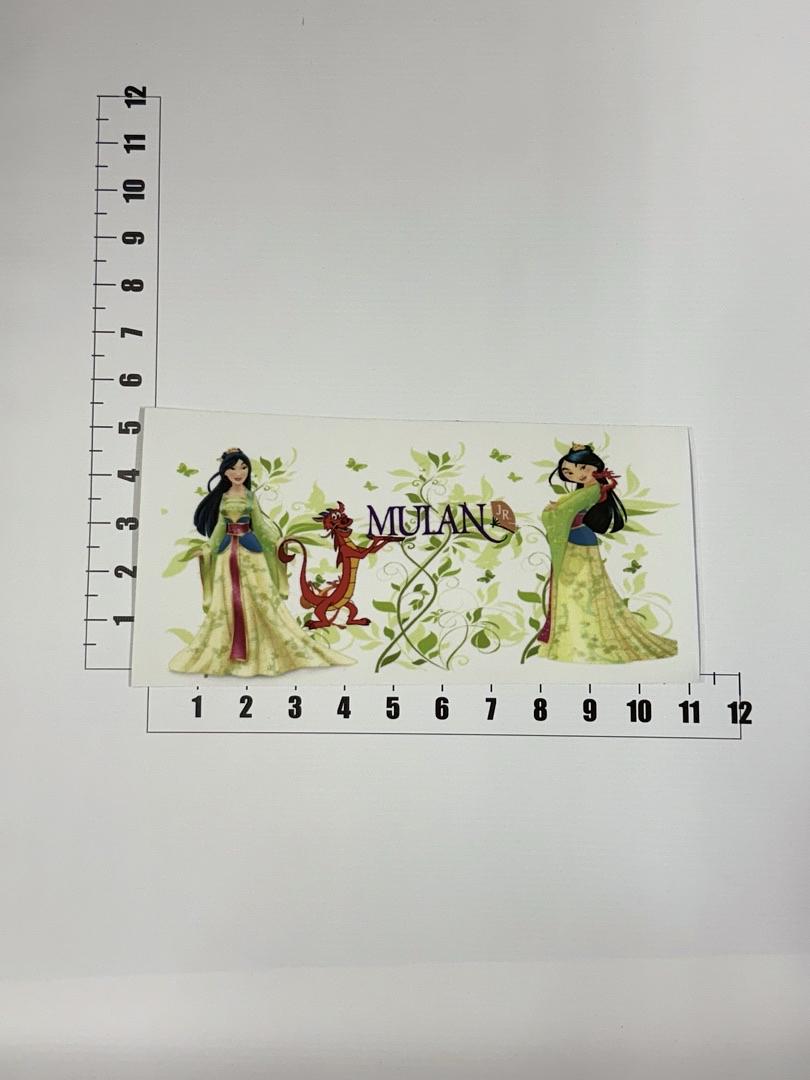 Mulan Mushu UV Sticker