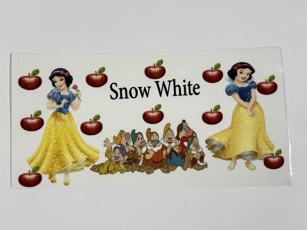 Snow White 7 Dwarves UV Sticker