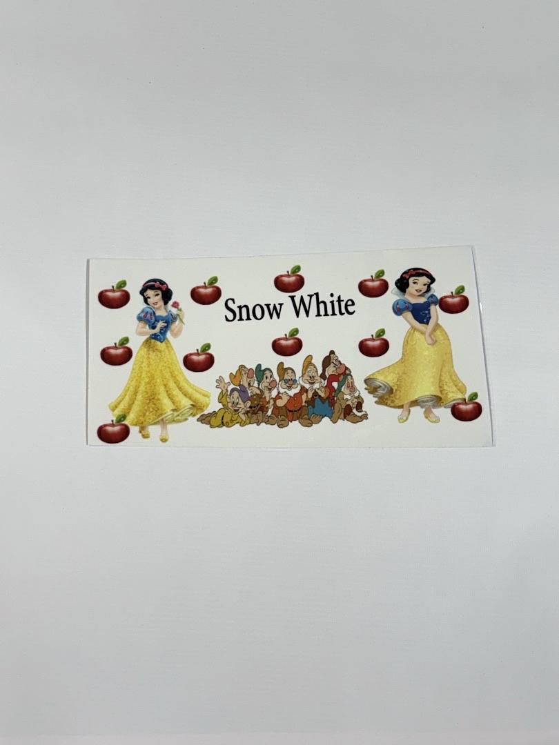 Snow White 7 Dwarves UV Sticker