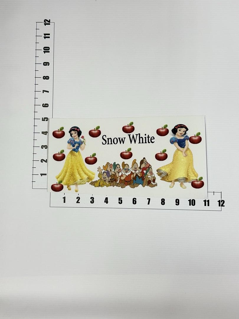 Snow White 7 Dwarves UV Sticker