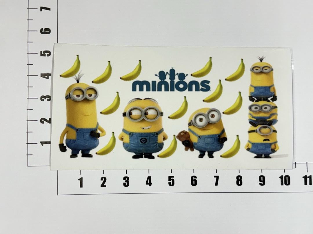 The Minions Bananas UV Sticker