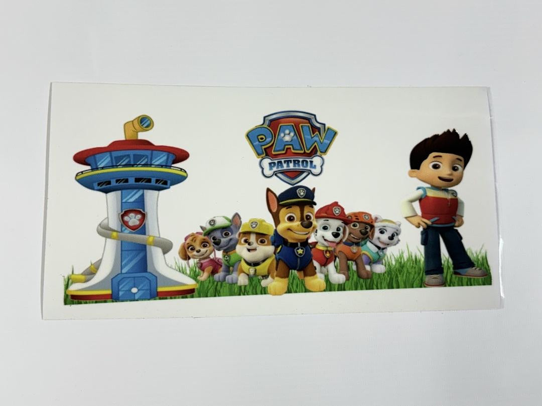 Paw Patrol Rubble Sky Rocky Marshall Zuma UV Sticker