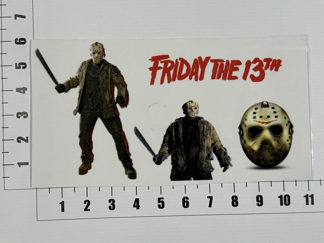 Jason Friday The 13th UV Sticker