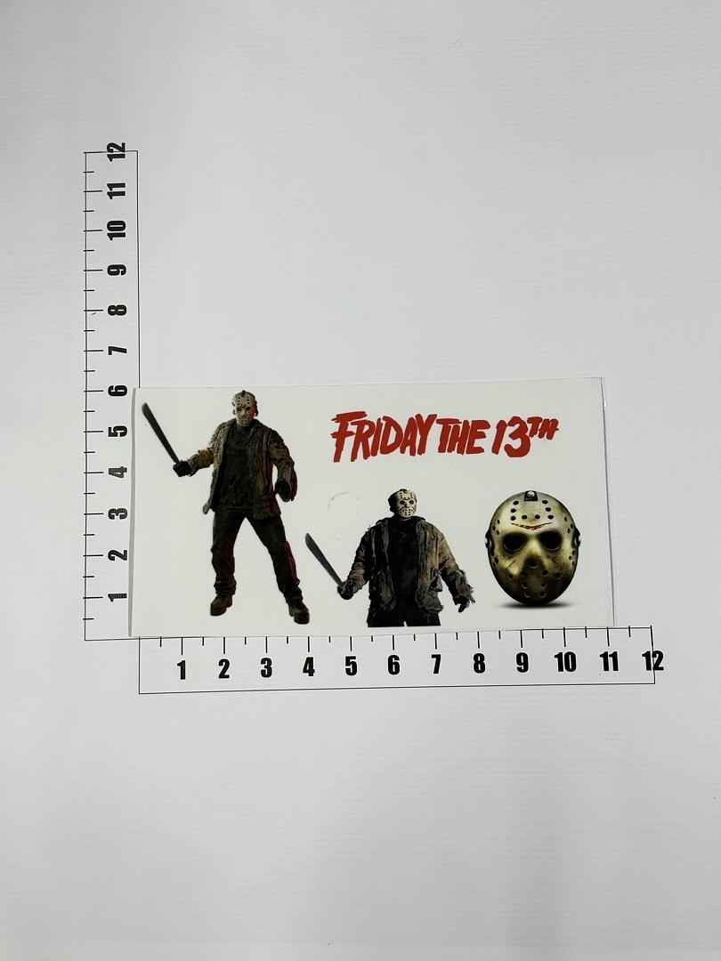 Jason Friday The 13th UV Sticker