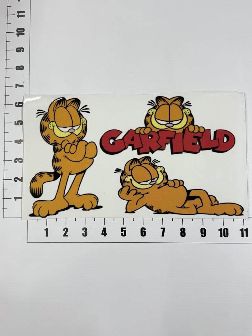Garfield Cartoon UV Sticker