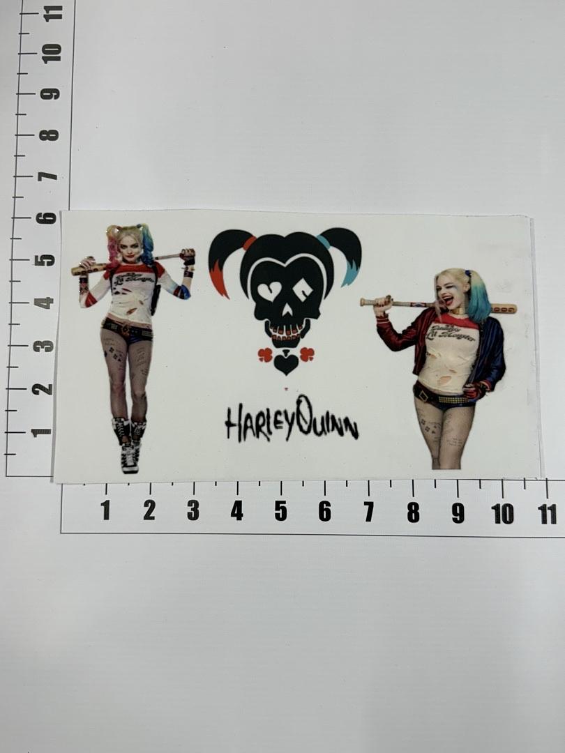 Harley Quinn Marvel UV Sticker
