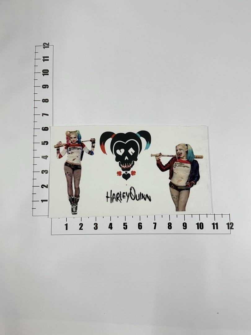 Harley Quinn Marvel UV Sticker