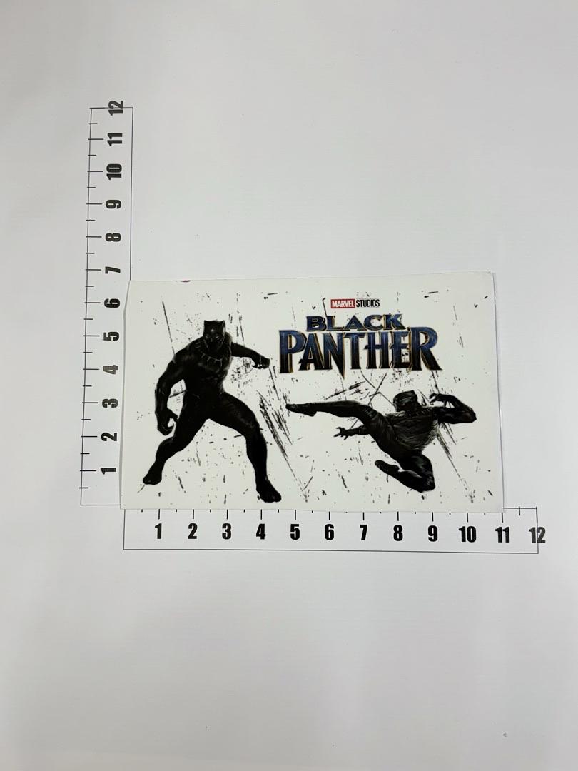 Black Panther Wakanda Marvel UV Sticker