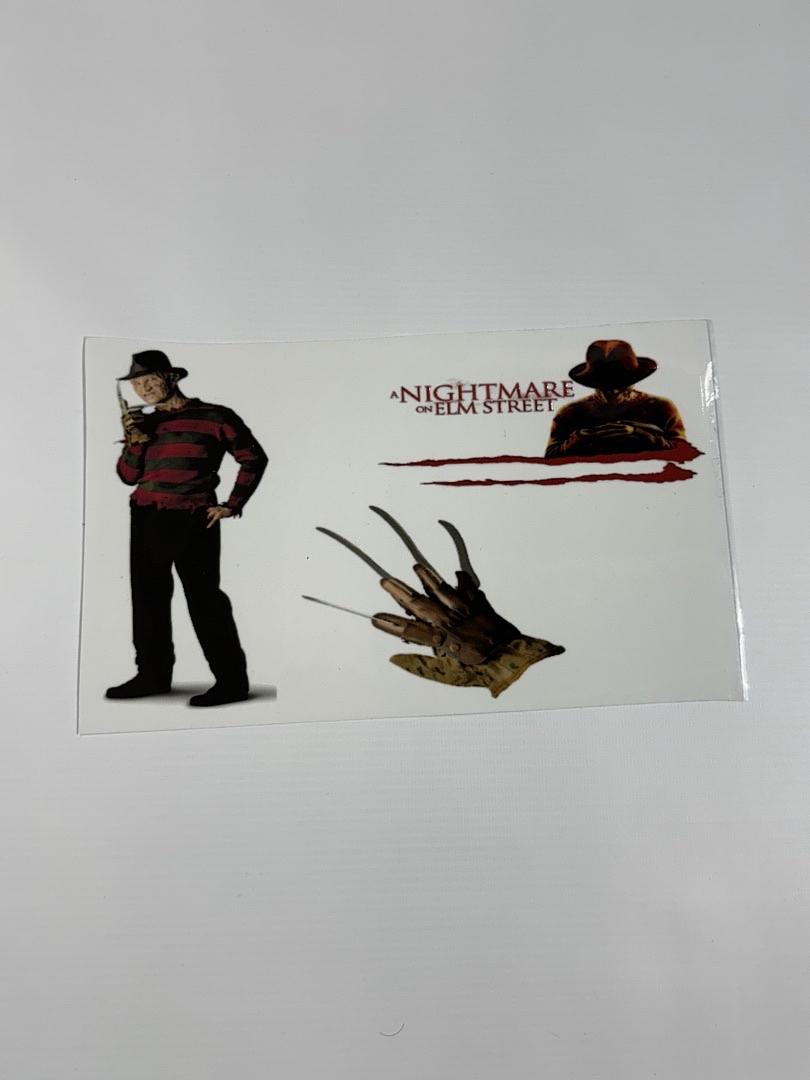 Freddy Krueger Scary UV Sticker