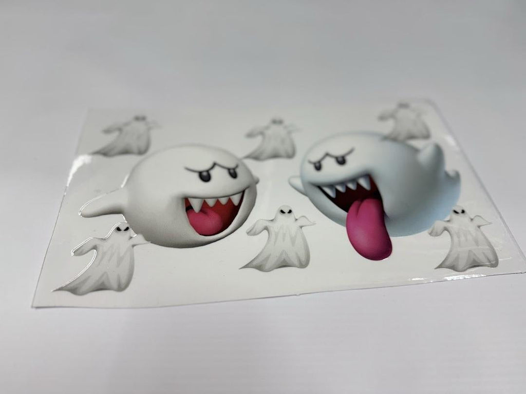 Big Boo Mega Boo Super Mario Bros UV Sticker