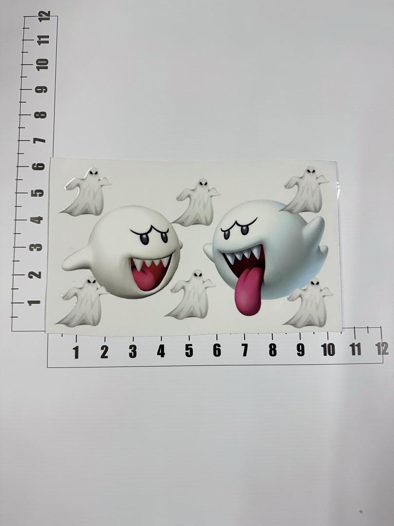 Big Boo Mega Boo Super Mario Bros UV Sticker