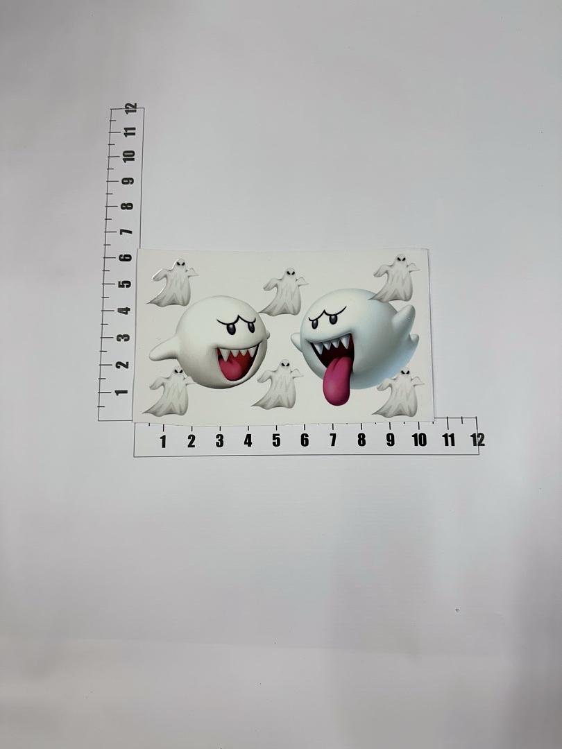 Big Boo Mega Boo Super Mario Bros UV Sticker