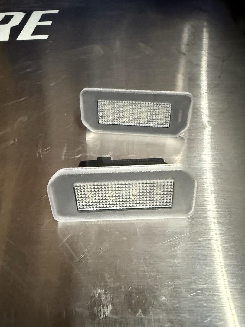 2012-2016 TESLA MODEL S LICENSE PLATE NUMBER LED LIGHTS PAIR