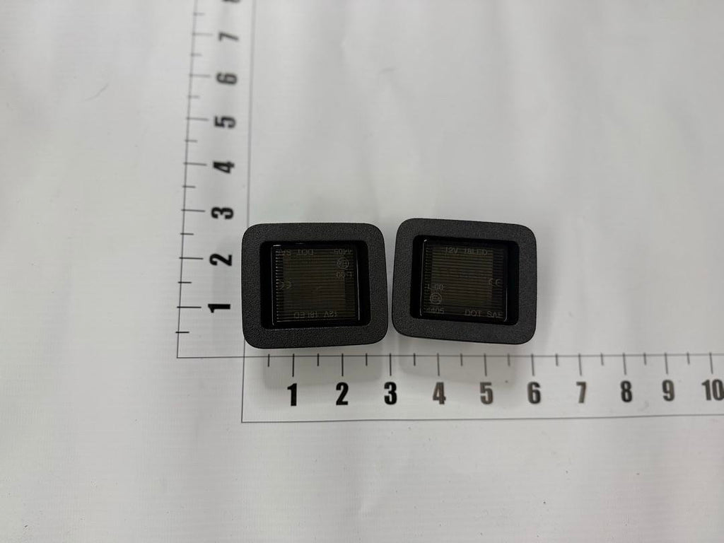 2015-2020 F-150 17-20 RAPTOR 2PCS LED LICENSE PLATE LIGHT SMOKED