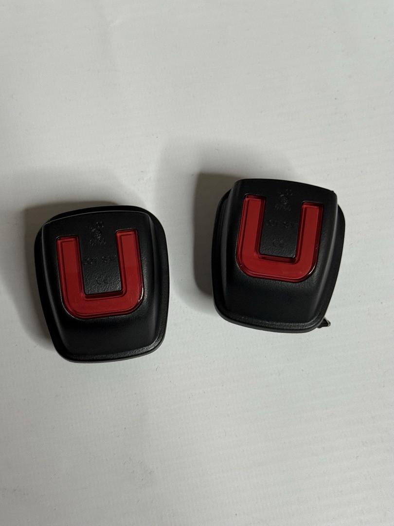 88-00 CHEVY GMC C/K 1500-3500 RED U-TUBE LED LICENSE PLATE LIGHTS