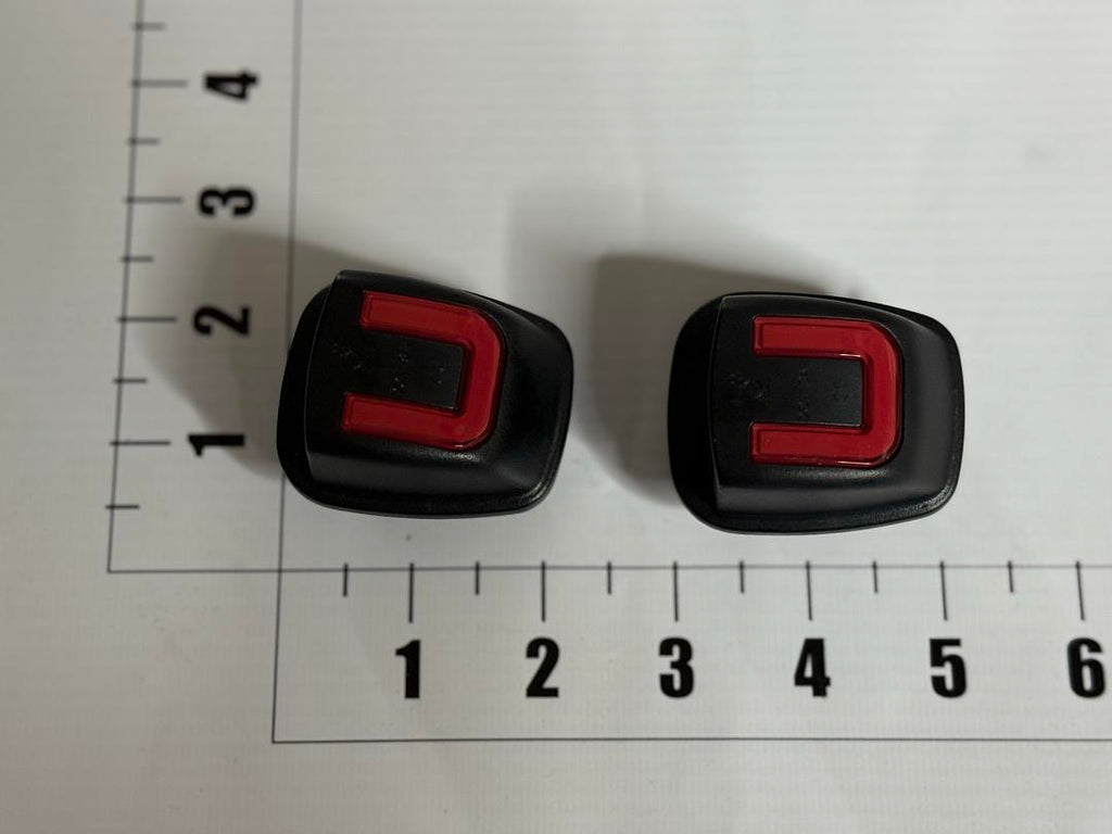 88-00 CHEVY GMC C/K 1500-3500 RED U-TUBE LED LICENSE PLATE LIGHTS