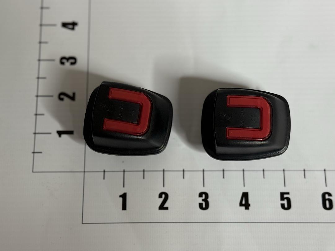 88-00 CHEVY GMC C/K 1500-3500 RED U-TUBE LED LICENSE PLATE LIGHTS