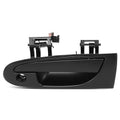 FRONT LEFT OUTER DOOR HANDLE COMPATIBLE WITH 95-99 SEBRING ECLIPSE / 95-00 AVENGER / 95-98 TALON, W/KEY HOLE, SMOOTH BLACK,, MB913151